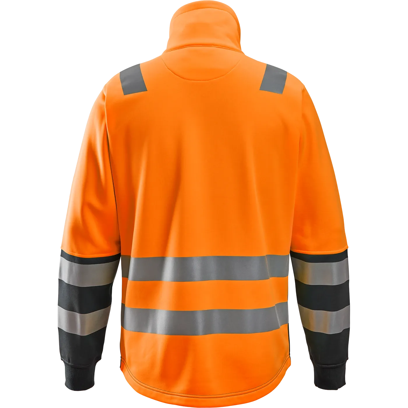 SNICKERS WORKWEAR AllroundWork Hi-Vis -fleecetakki, luokka 2, Huomio-oranssi / Musta, XS, kuva 2/4