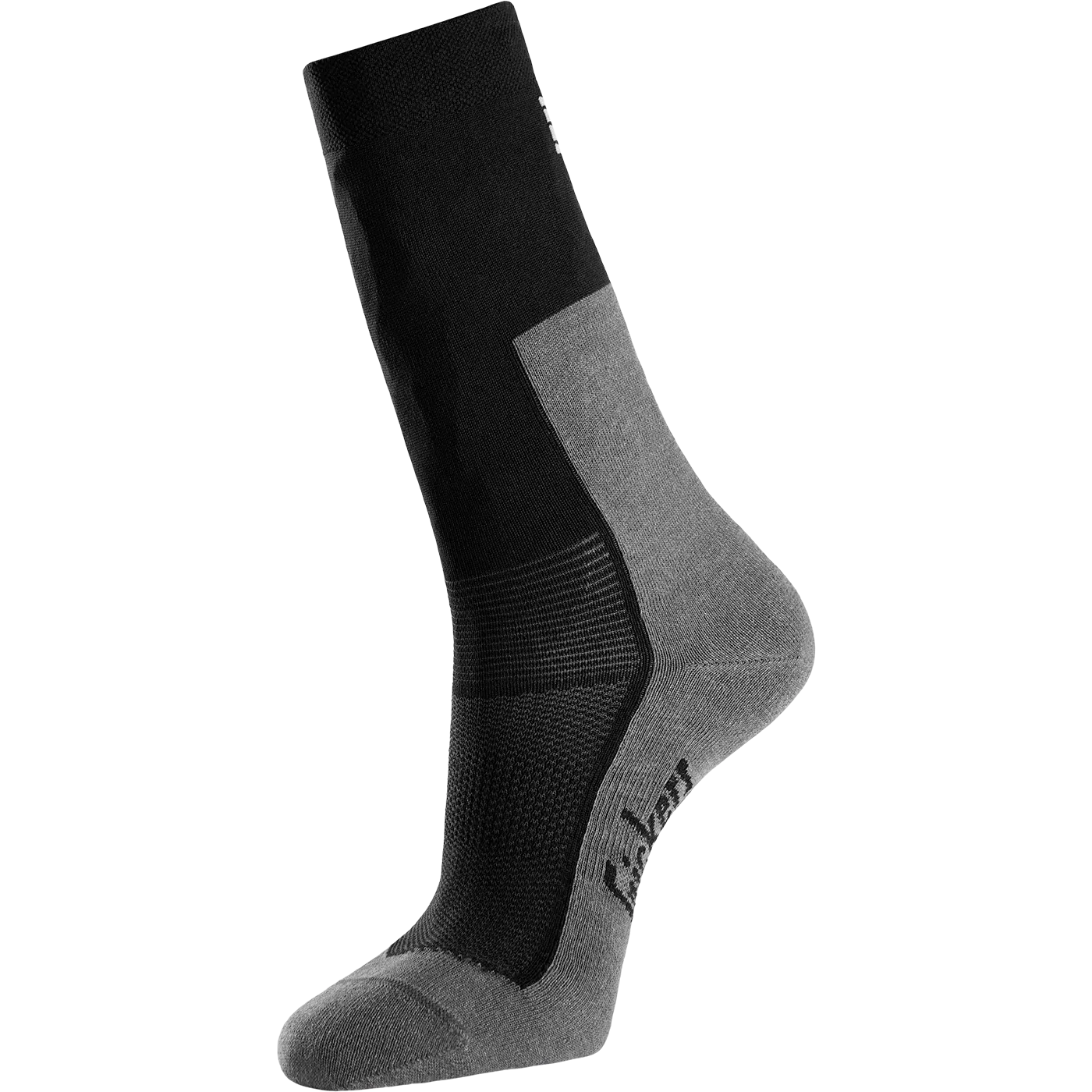 SNICKERS WORKWEAR 37,5® -sukat, Harmaameleerattu / Musta, 37-40