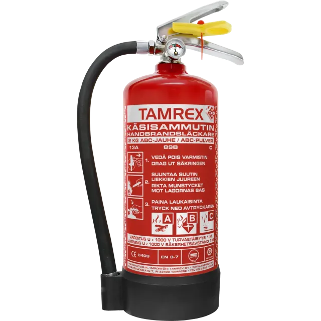 TAMREX 2 kg Premium -jauhesammutin (13A-89B-C)