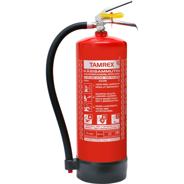TAMREX 6 kg Premium -jauhesammutin (55A–233B-C)