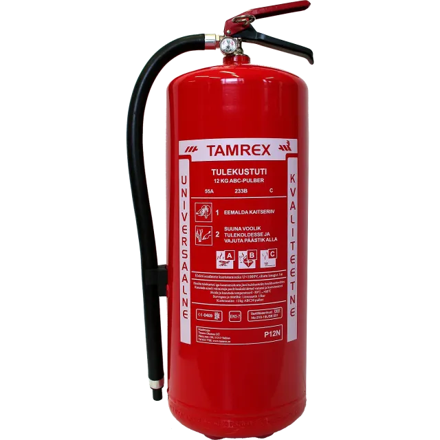 TAMREX 12 kg powder fire extinguisher
