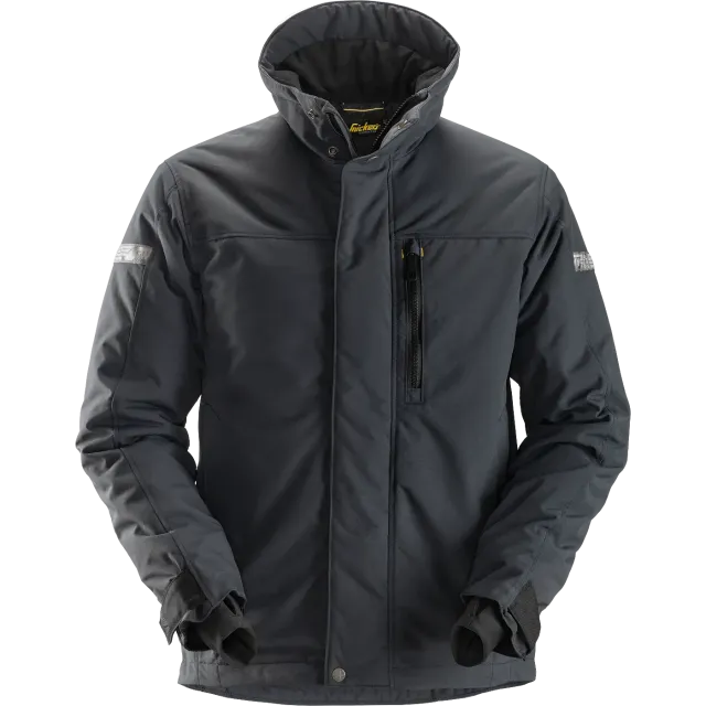 SNICKERS WORKWEAR AllroundWork 37.5® -talvitakki, Teräksenharmaa / Musta