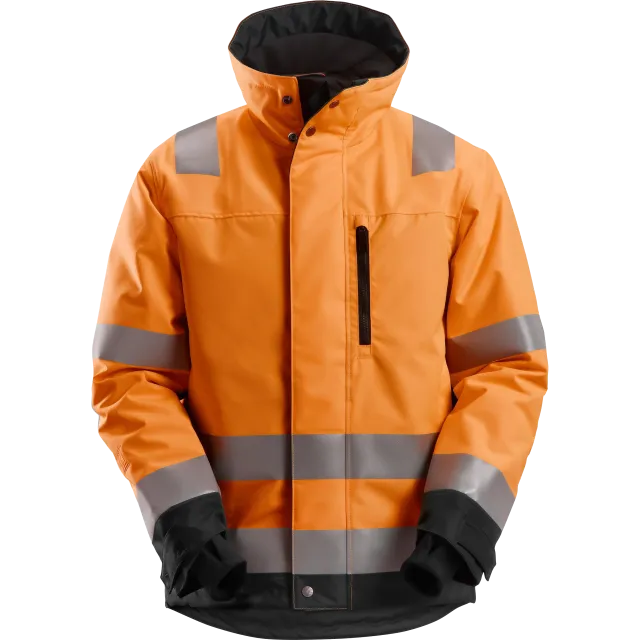 SNICKERS WORKWEAR AllroundWork 37.5® Hi-Vis talvejope, Kõrgnähtav oranž / Must