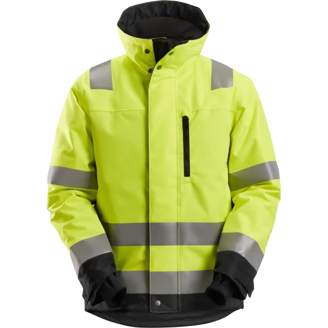 SNICKERS WORKWEAR AllroundWork 37.5® Hi-Vis talvejope, Kõrgnähtav kollane / Must