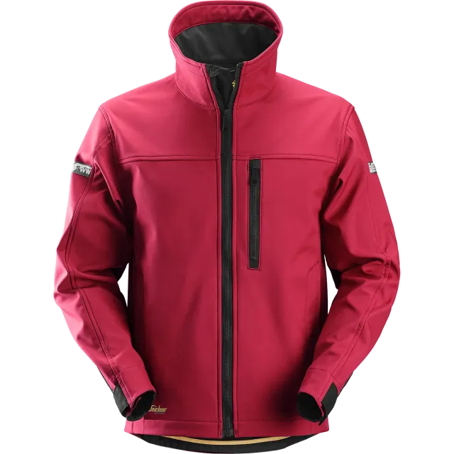 SNICKERS WORKWEAR AllroundWork SoftShell, Tšillipunane / Must