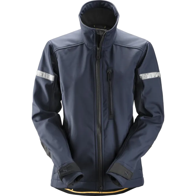 SNICKERS WORKWEAR AllroundWork SoftShell naistele, Mereväesinine / Must