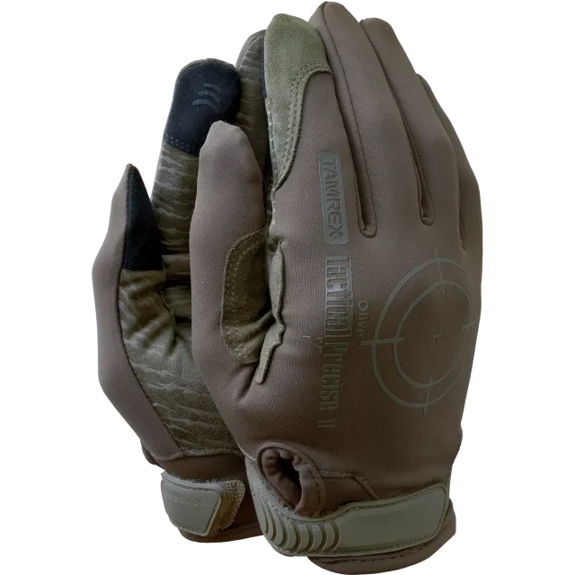 TAMREX Tactical Precise Olive -tarkkuuskäsineet, 8
