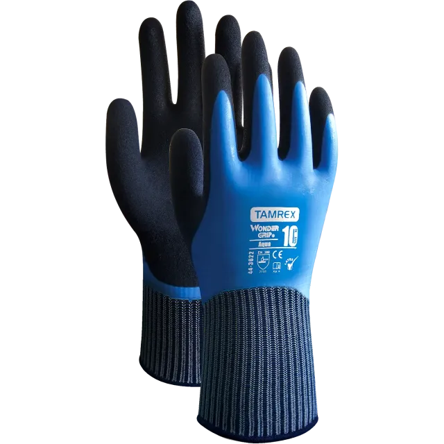 TAMREX WonderGrip Aqua latekskattega veekindlad töökindad, 7