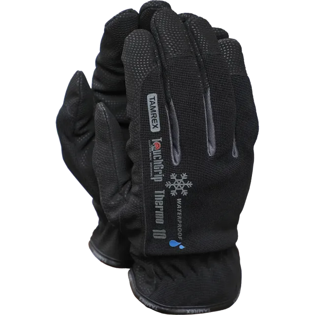 TAMREX TouchGrip Thermo ūdensnecaurlaidīgi sintētiskās ādas ziemas cimdi, 4