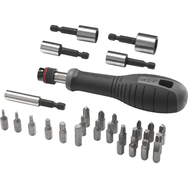 HULTAFORS Magnetic Bit Holder kruvikeeraja ja otsikute komplekt (29tk), foto 1/2