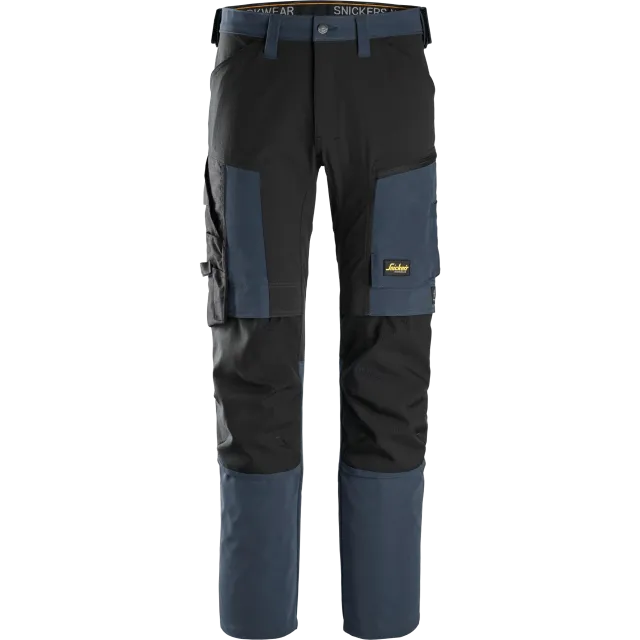 SNICKERS WORKWEAR Stretch tööpüksid, Mereväesinine / Must