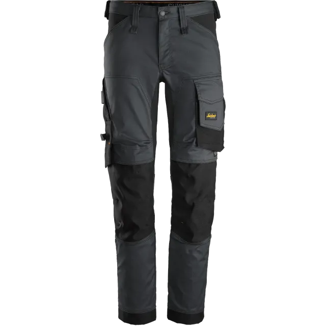 SNICKERS WORKWEAR AllroundWork stretš tööpüksid, Terashall / Must