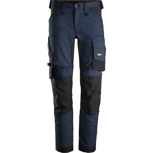 SNICKERS WORKWEAR AllroundWork stretš tööpüksid, Mereväesinine / Must