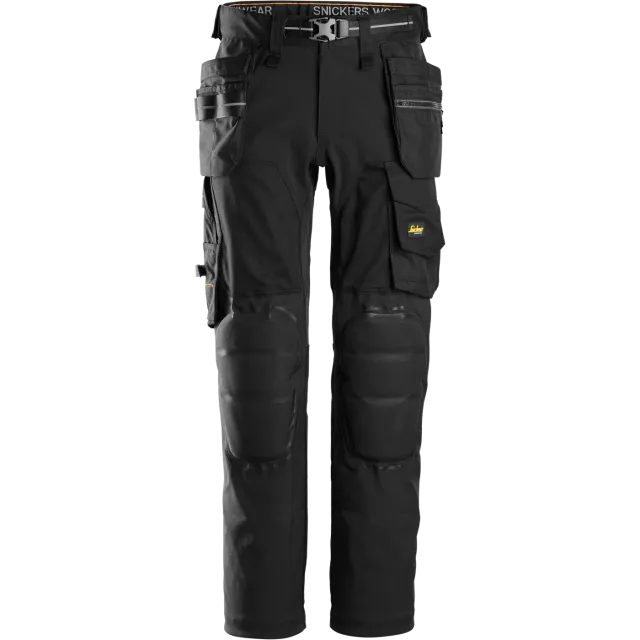 SNICKERS WORKWEAR Capsulized™ integreeritud põlvekaitsmetega tööpüksid, Must