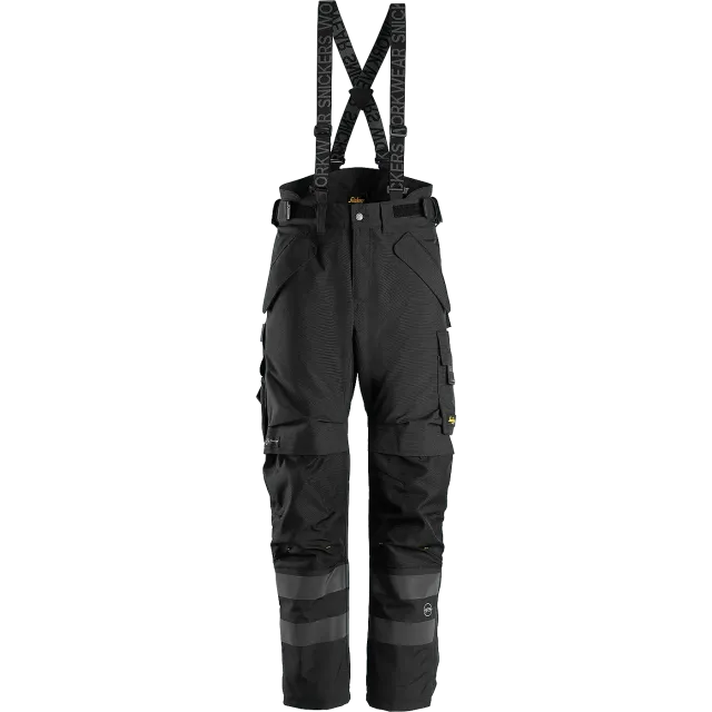 SNICKERS WORKWEAR AllroundWork 37.5® veekindlad talvepüksid, Must