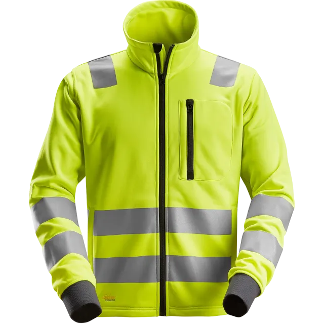 SNICKERS WORKWEAR AllroundWork Hi-Vis fliis klass 3, Kõrgnähtav kollane