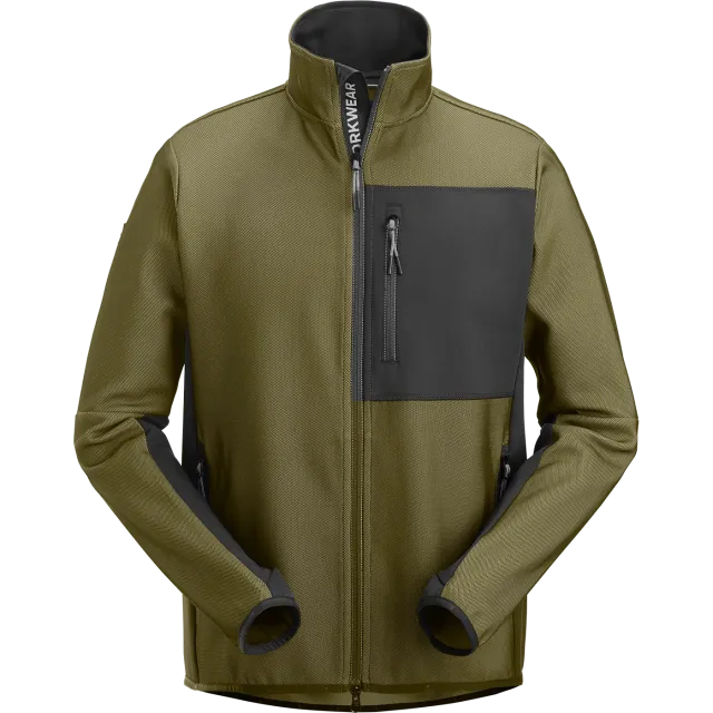 SNICKERS WORKWEAR FlexiWork lukuga pusa, Khakiroheline / Must