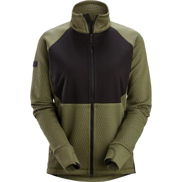 SNICKERS WORKWEAR FlexiWork fliis naistele, Khakiroheline / Must