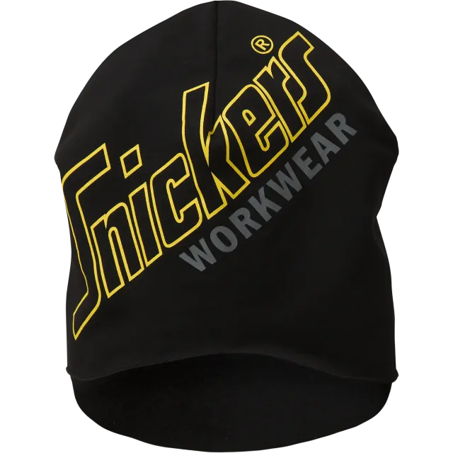 SNICKERS WORKWEAR FlexiWork -fleece-logopipo, Musta