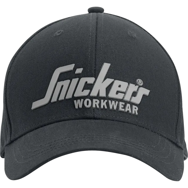 SNICKERS WORKWEAR logollinen lippalakki, Musta