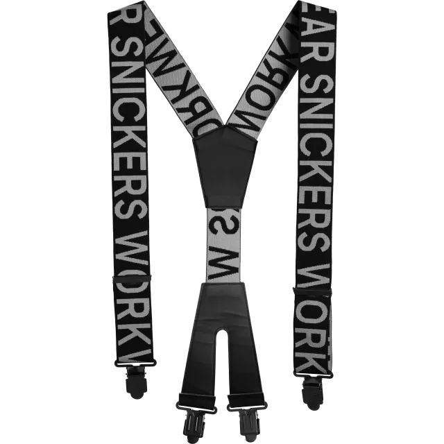 SNICKERS WORKWEAR logoga traksid, Must / Terashall