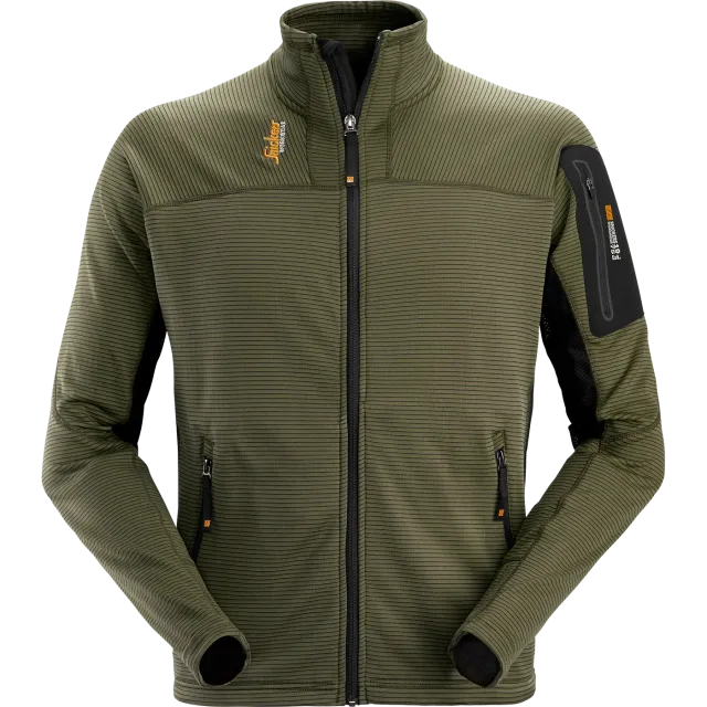 SNICKERS WORKWEAR BodyMapping pusa, Khakiroheline / Must