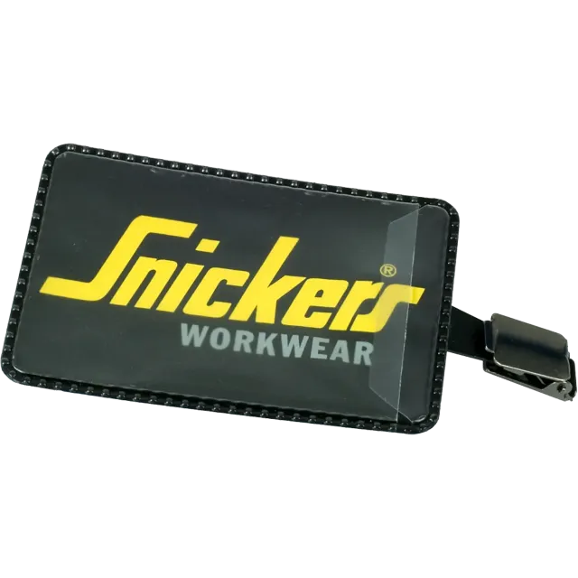 SNICKERS WORKWEAR ID-märgi tasku, Must