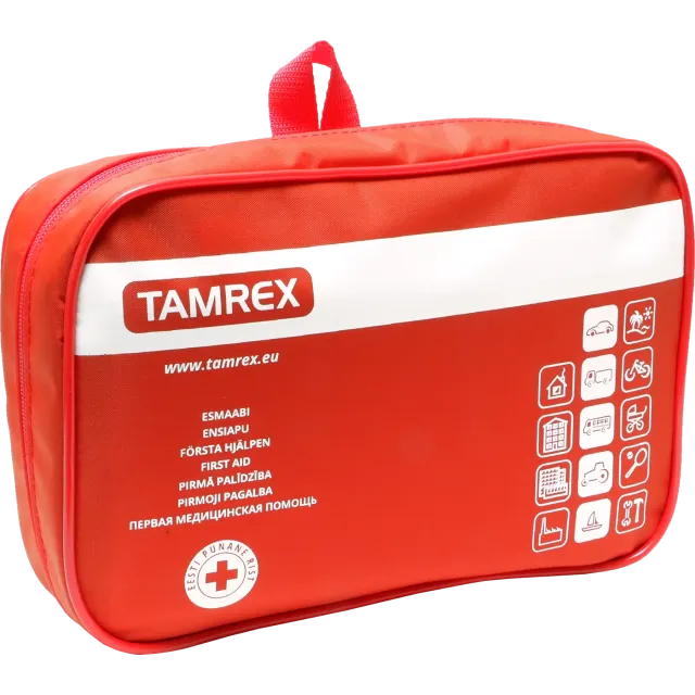 TAMREX pirmās palīdzības komplekts automašīnai