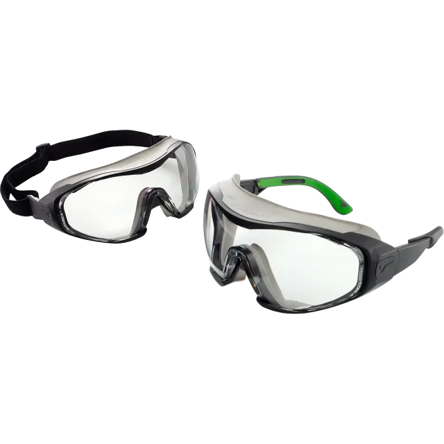 TAMREX Hybrid aizsargbrilles ar caurspīdīgām lēcām (lente/kājiņas)