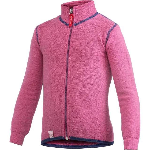 WOOLPOWER 400 lukuga meriinokampsun lastele, Roosa