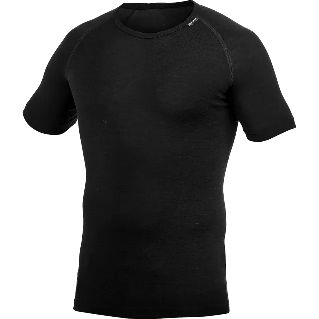 WOOLPOWER LITE merinovillainen T-paita, Musta