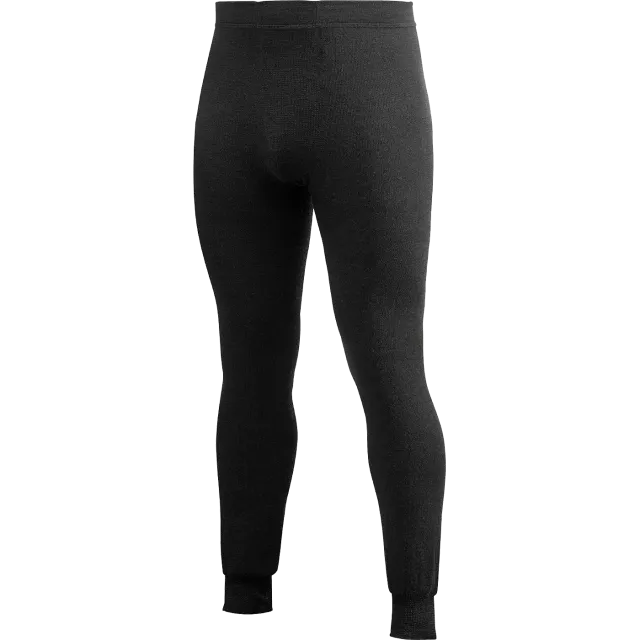 WOOLPOWER 200 pikad meriinost unisex aluspüksid, Must