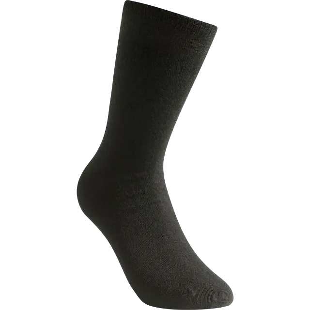 WOOLPOWER Liner Classic -merinovillasukat, Musta